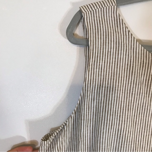 J. Jill Palms and Stripes Sleeveless Sheath Dress - Picture 7 of 13